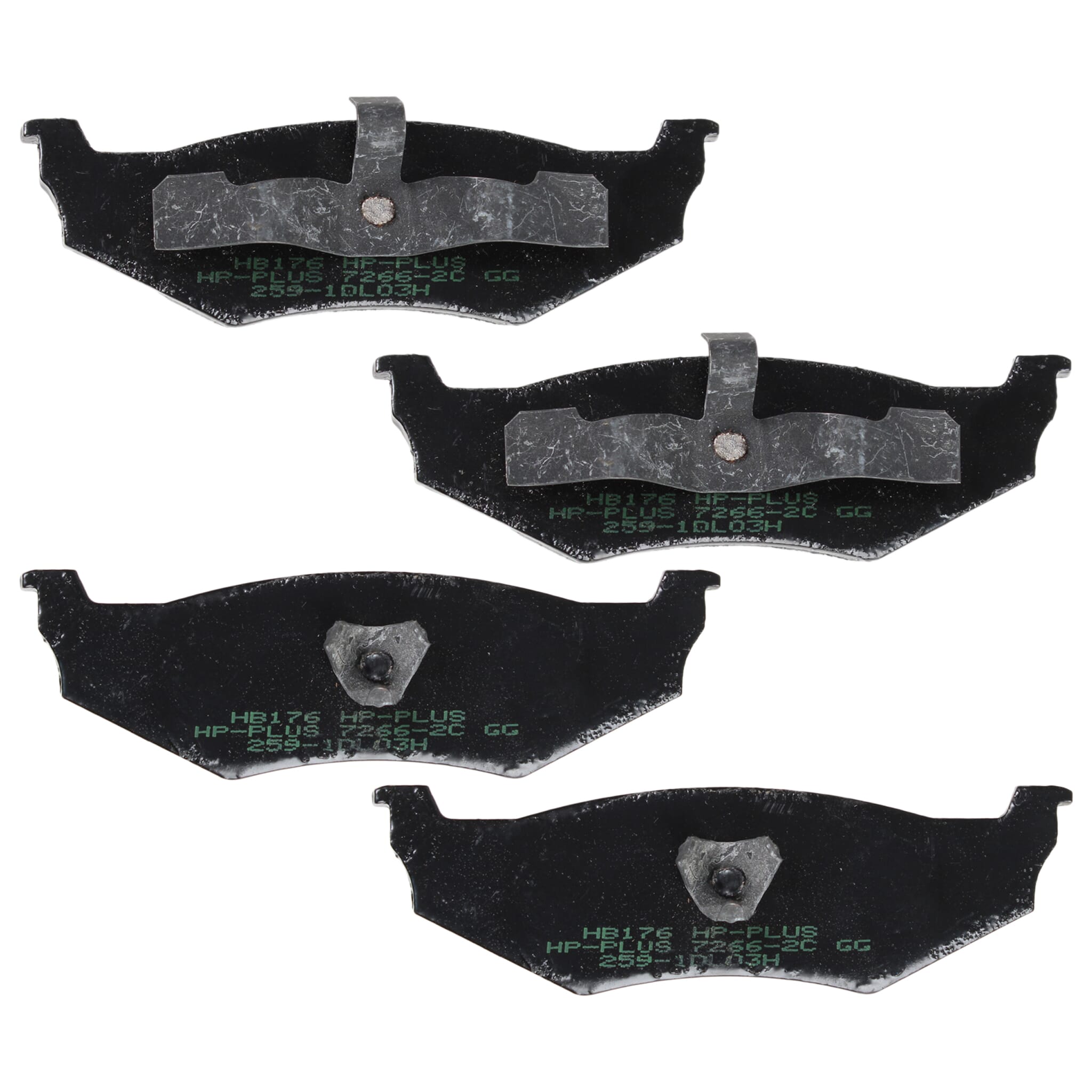 Hawk HP+ Rear Brake Pads for 2003-2005 Dodge SRT-4 | HB176N.614