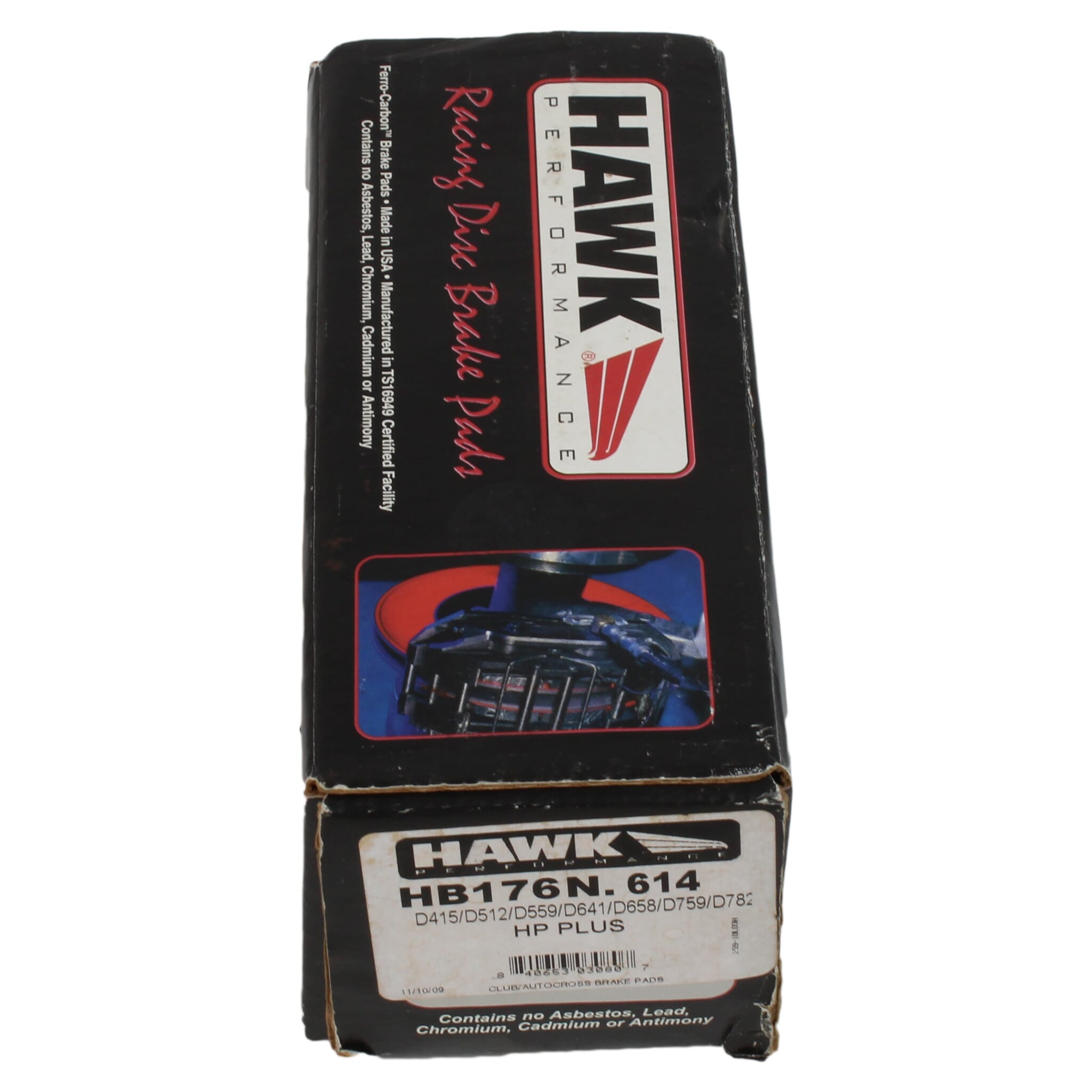 Hawk HP+ Rear Brake Pads for 2003-2005 Dodge SRT-4 | HB176N.614