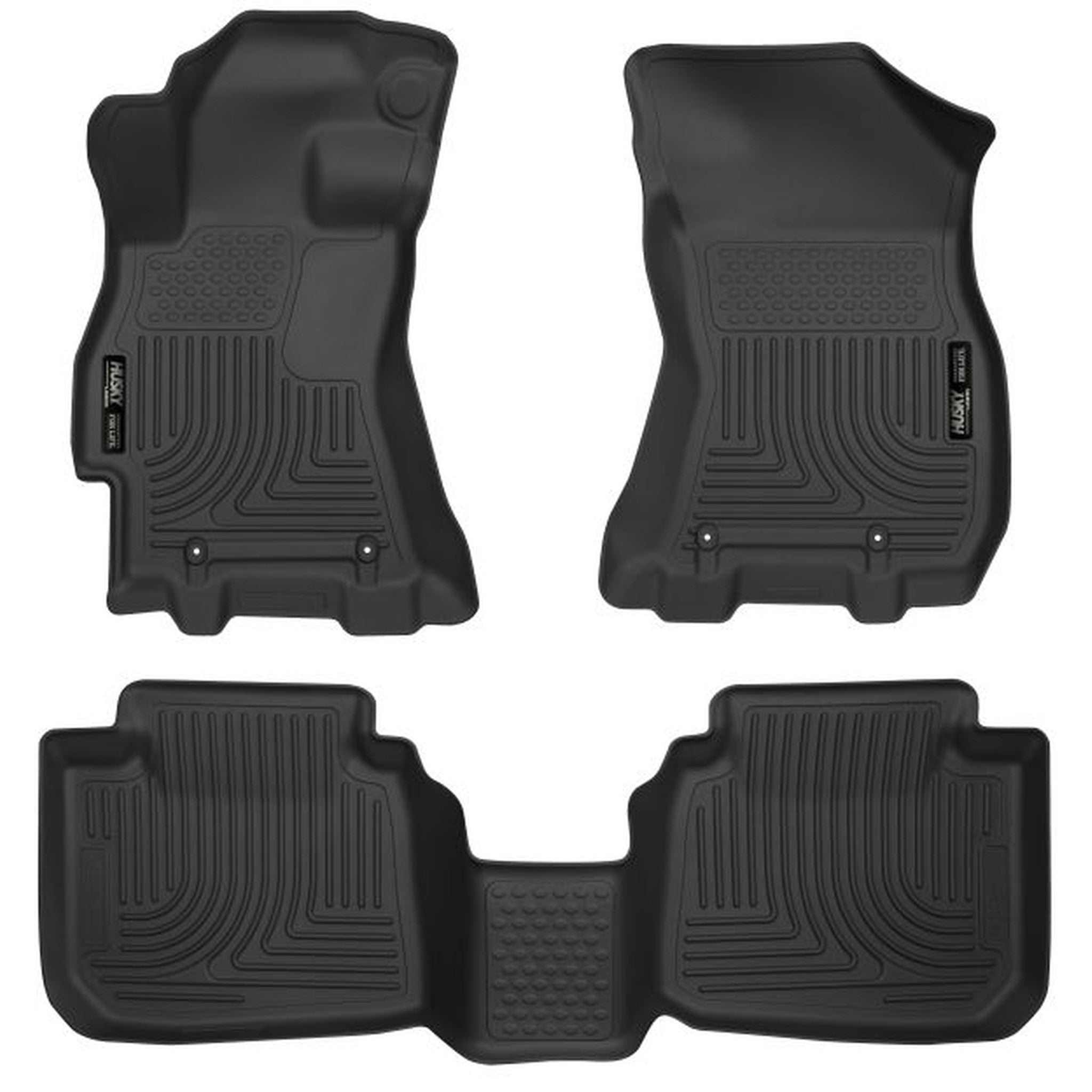Husky Liners Weatherbeater Black Front and Rear Floor Liners Subaru Legacy 2015-2019 | 99671