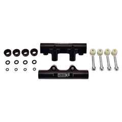 IAG Side Feed to Top Feed Fuel Rail Conversion Kit Subaru STI 2004-2006 - Black | IAG-AFD-2132BK