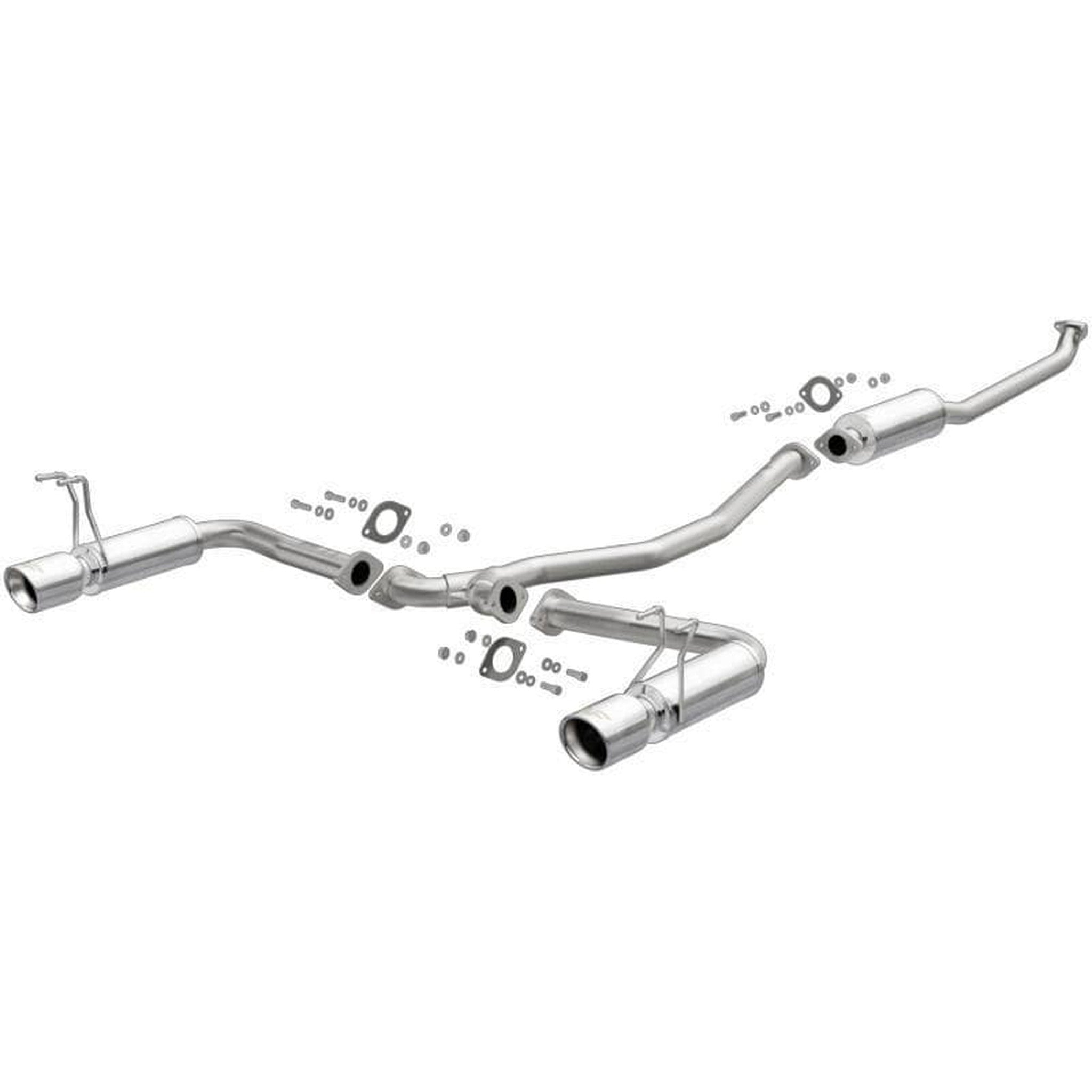 Injen 63mm SS Cat Back Exhaust w/ Dual Burnt Titanium Tips Honda Civic 1.5L Turbo Sedan 2016-2020