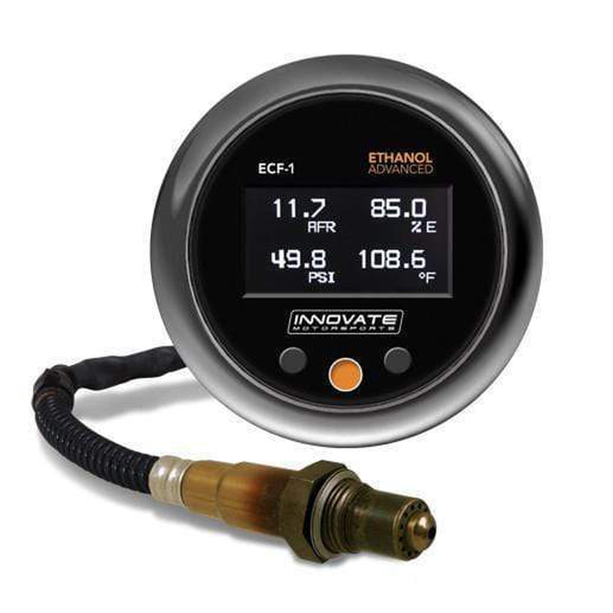 Innovate ECF-1 (Fuel) Ethanol Advanced Gauge Kit (Sensor not Included)