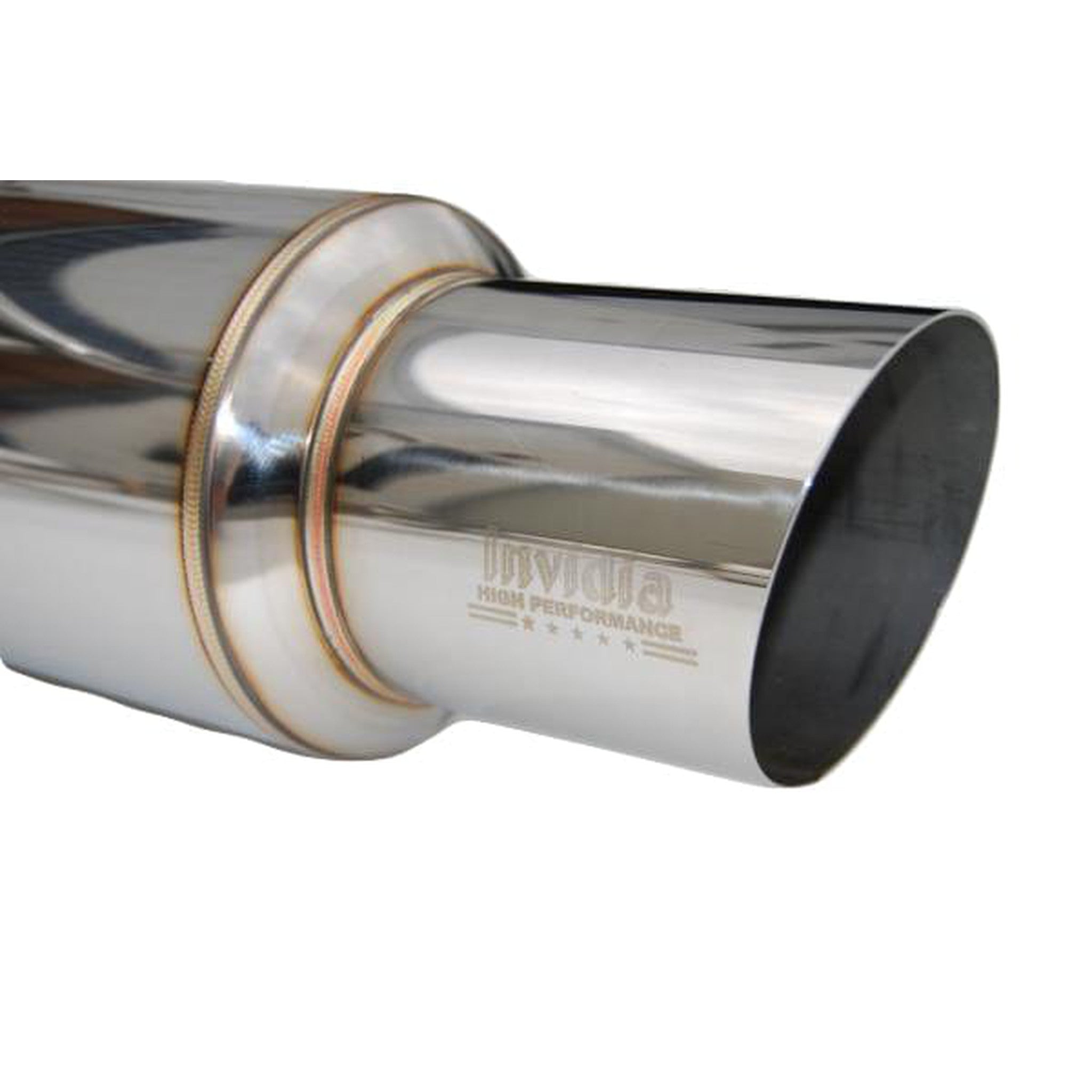 Invidia Dual N1 Stainless Steel Tips Cat Back Exhaust Subaru WRX / STI Sedan 2011-2014 | HS11STIGTP