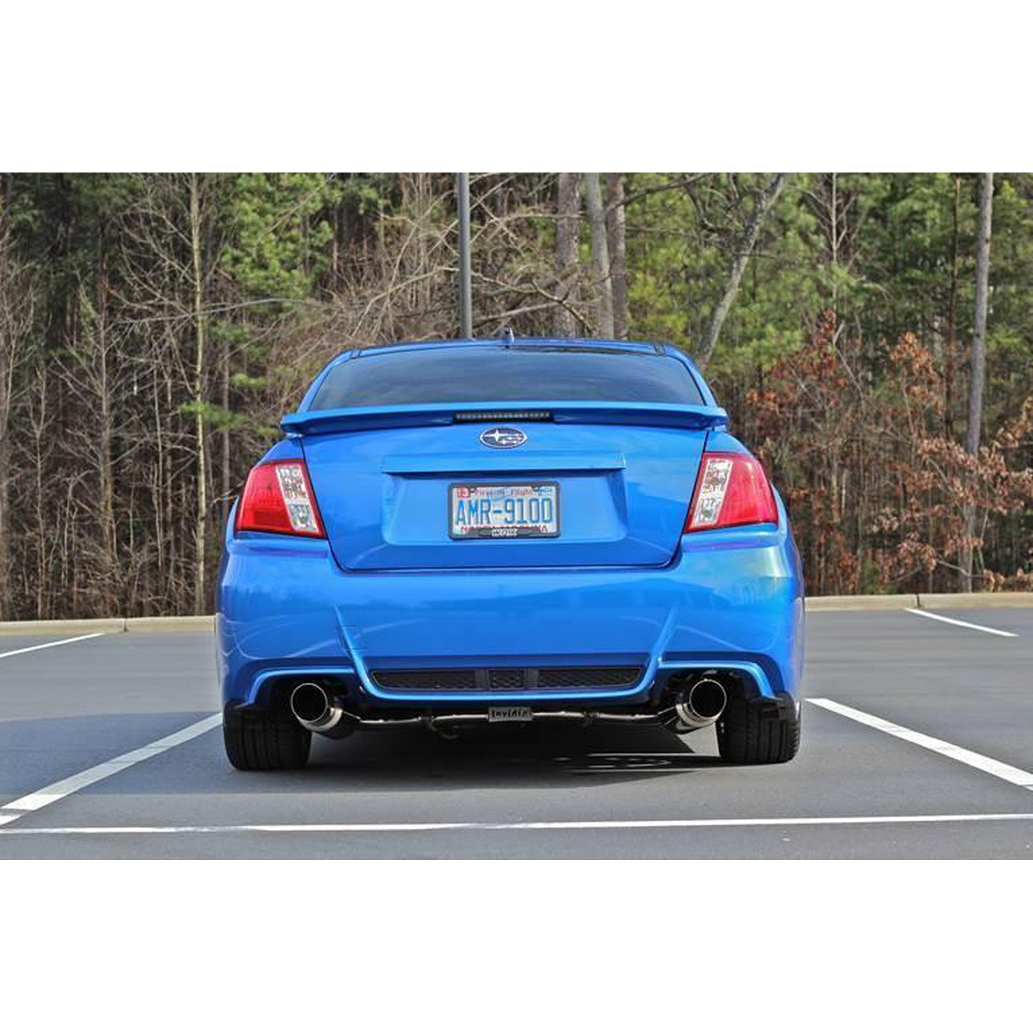 Invidia Dual N1 Stainless Steel Tips Cat Back Exhaust Subaru WRX / STI Sedan 2011-2014 | HS11STIGTP