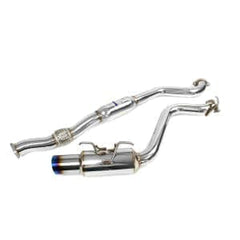 Invidia N1 Street Burnt Titanium Tip Cat Back Exhaust Subaru WRX 2008-2014 Hatchback | HS08SW5GTT