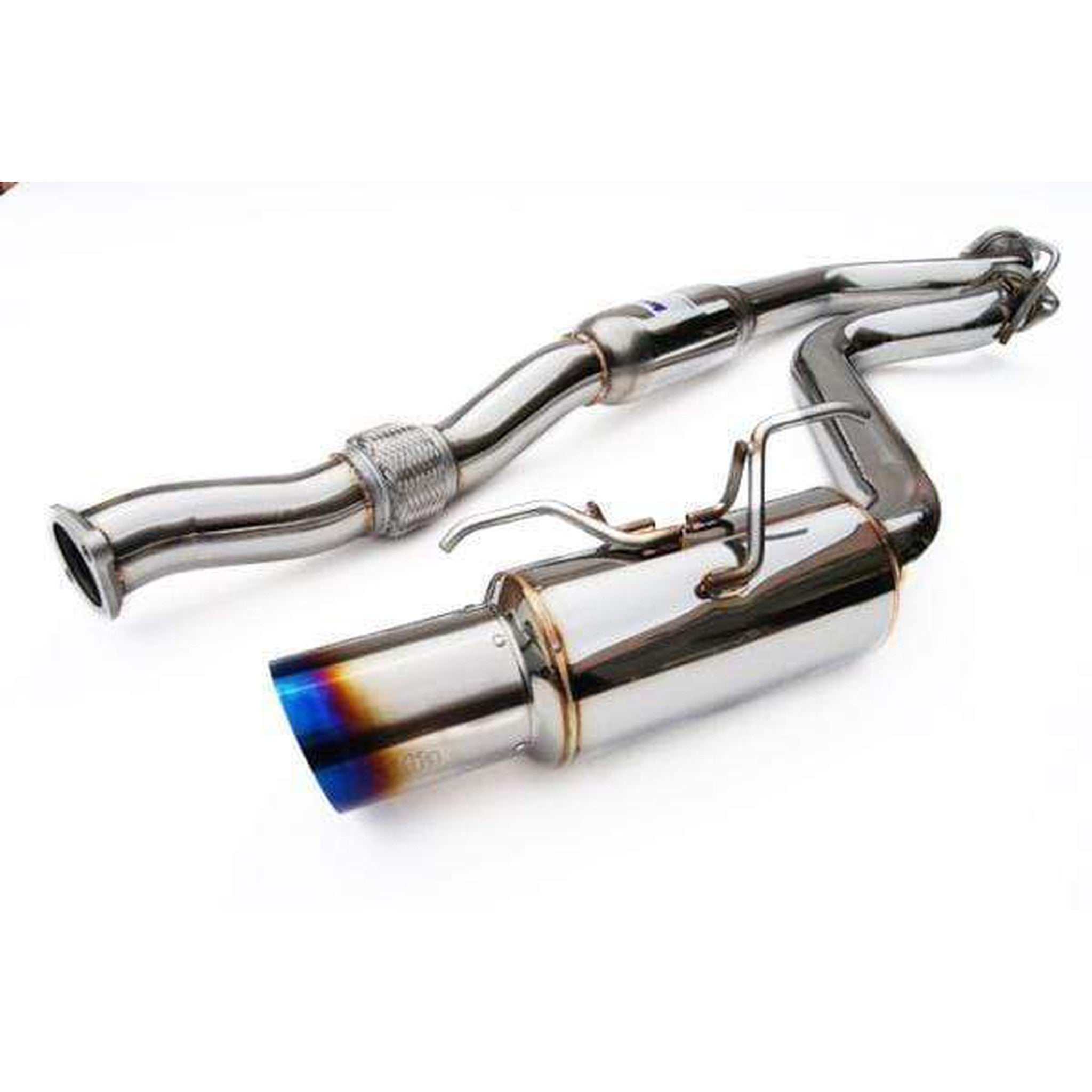 Invidia N1 Street Burnt Titanium Tip Cat Back Exhaust Subaru WRX 2008-2014 Hatchback | HS08SW5GTT
