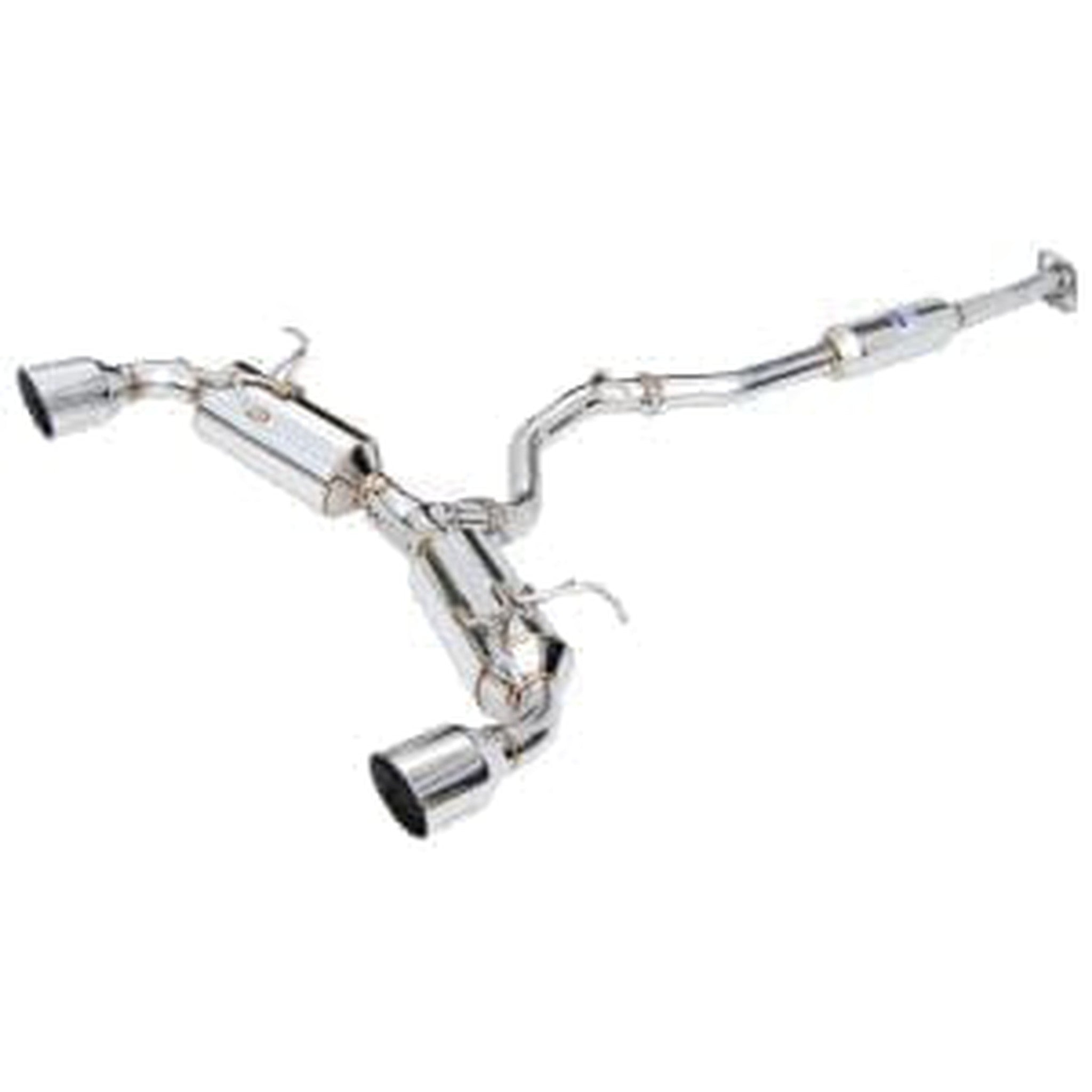 Invidia N2 60mm Single Layer Stainless Steel Tips Cat Back Exhaust BRZ FT-86 FR-S 13-16 | HS12SST6N21GS