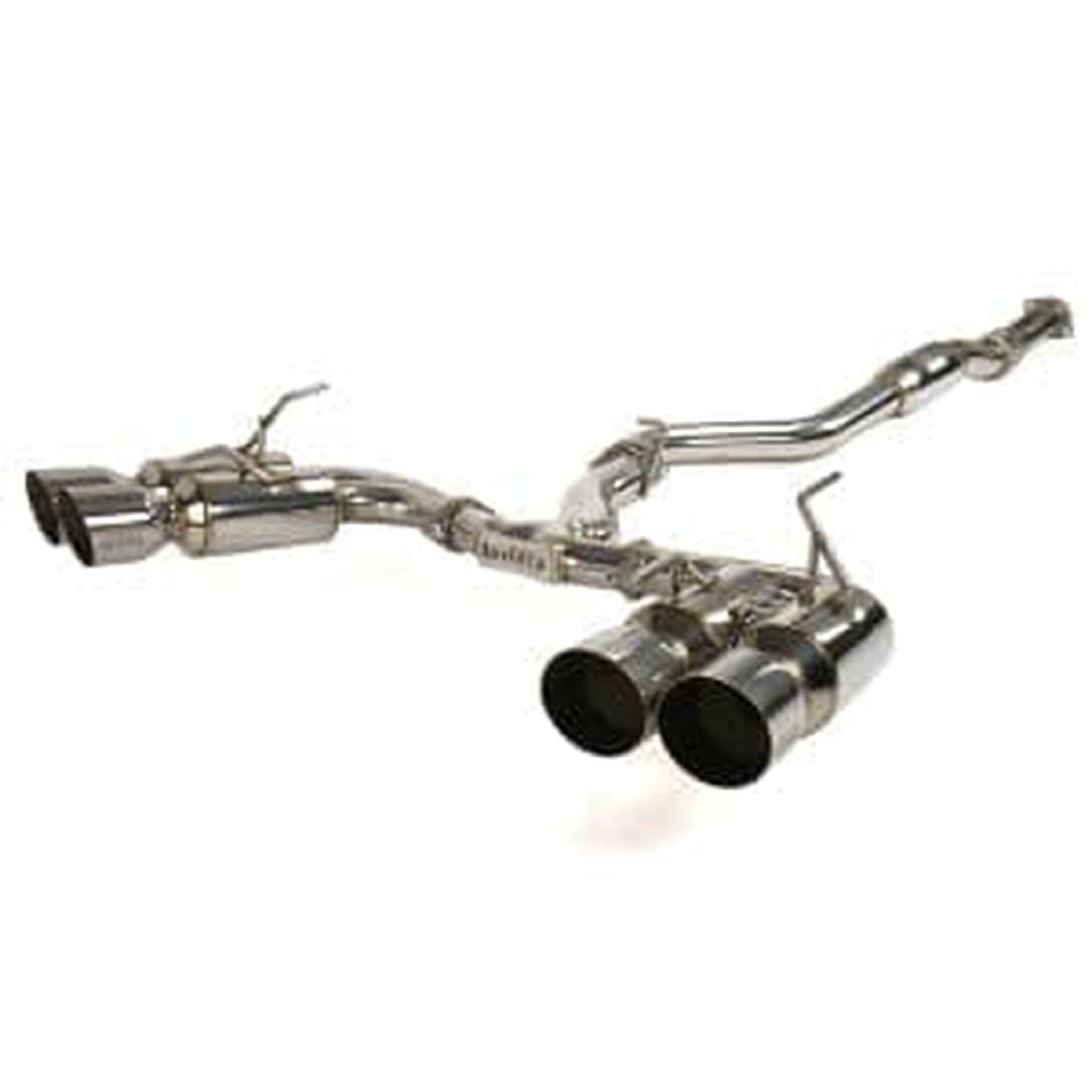 Invidia R400 Gemini SS Tip Cat Back Exhaust Subaru WRX 2011-2014 Hatch / STI 2008-2014 Hatch | HS08ST5GM4SS