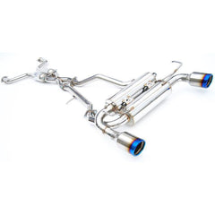 Invidia Rolled Titanium Tip Gemini Cat Back Exhaust Infiniti Q60 3.0TT 2017-2019 | HS17IQ66GM1RT