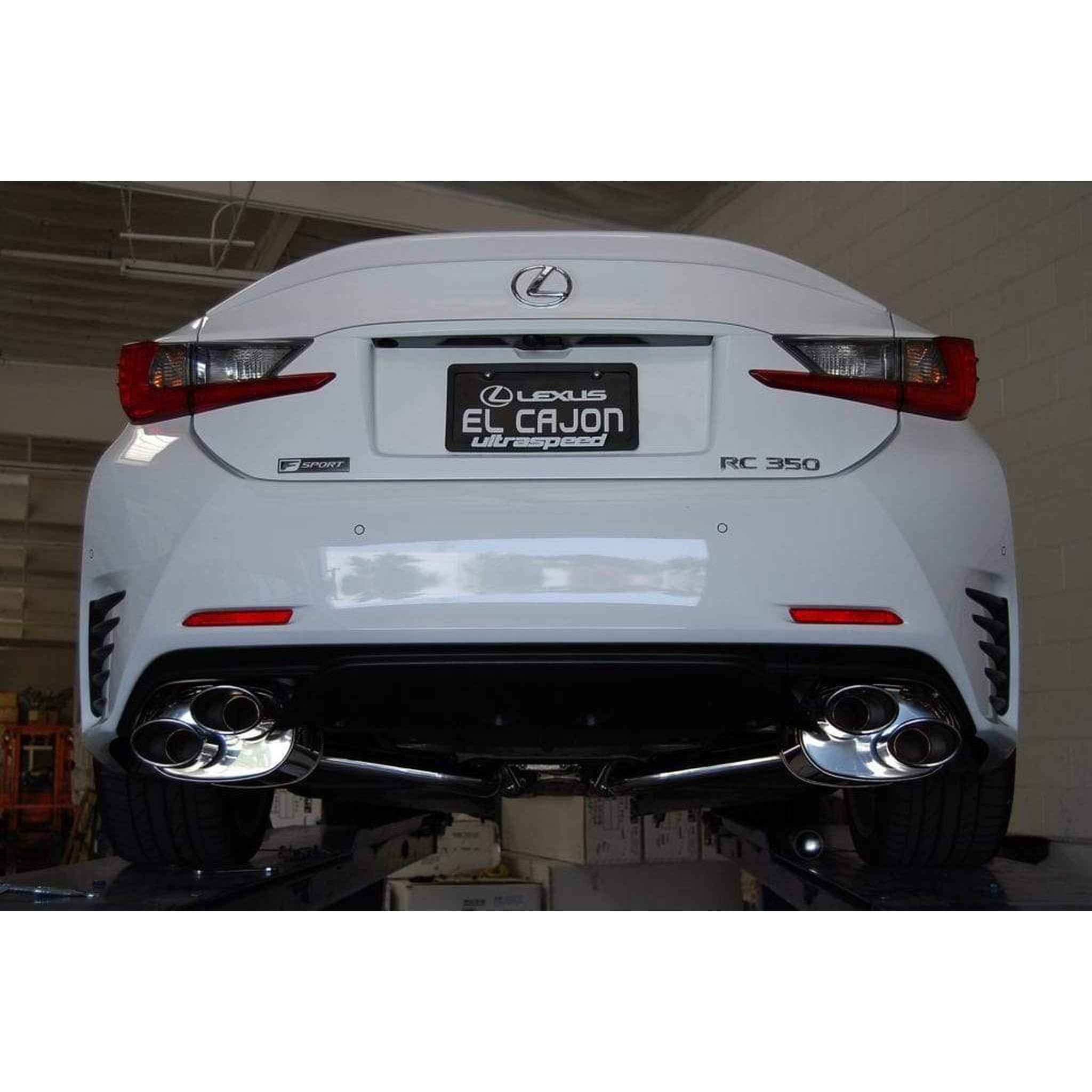 Invidia SS Quad Rolled Tip Axle Back Exhaust Lexus RC350/200T 2015-2021 | HS14LRCDR4OS