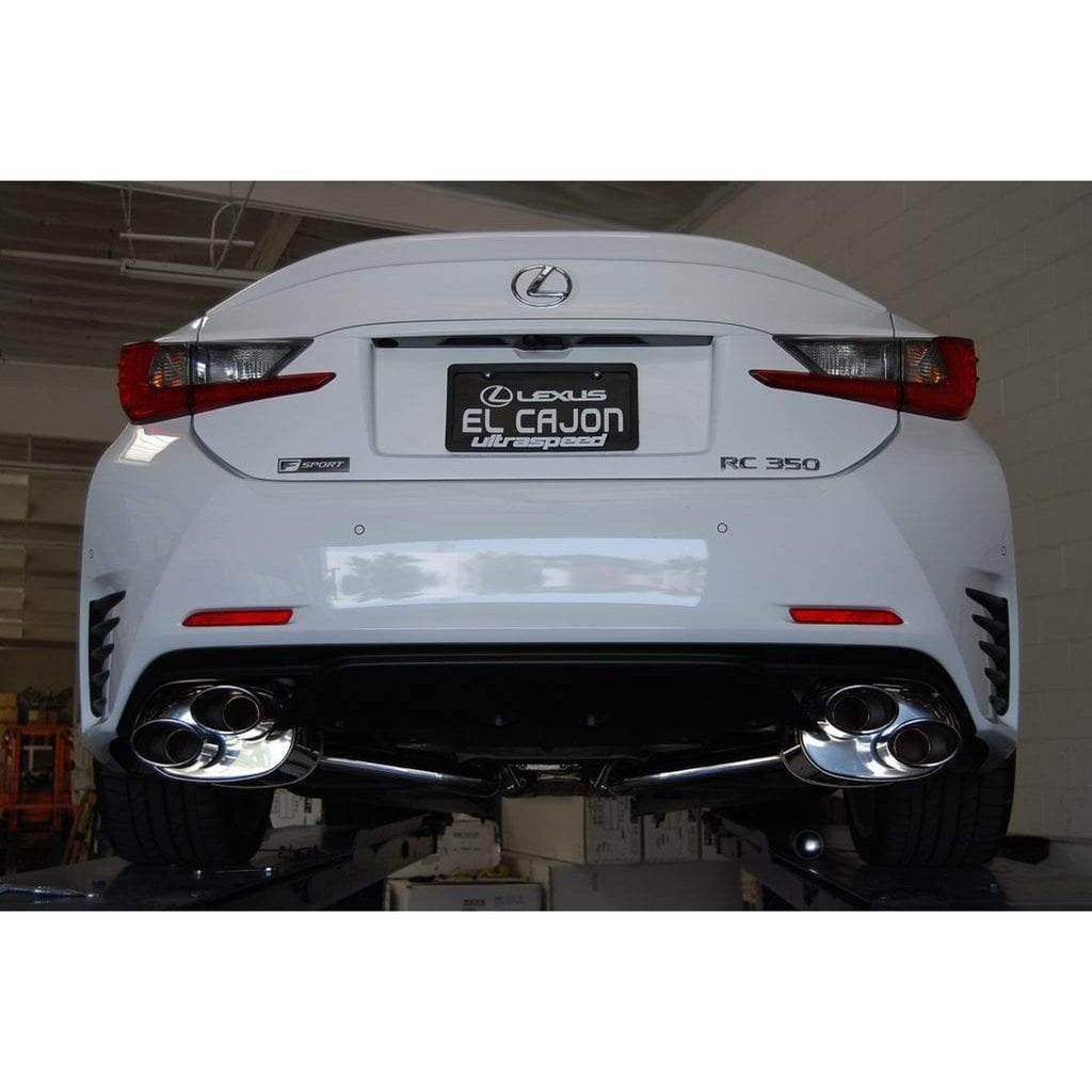 Invidia SS Quad Rolled Tip Axle Back Exhaust Lexus RC350/200T 2015202