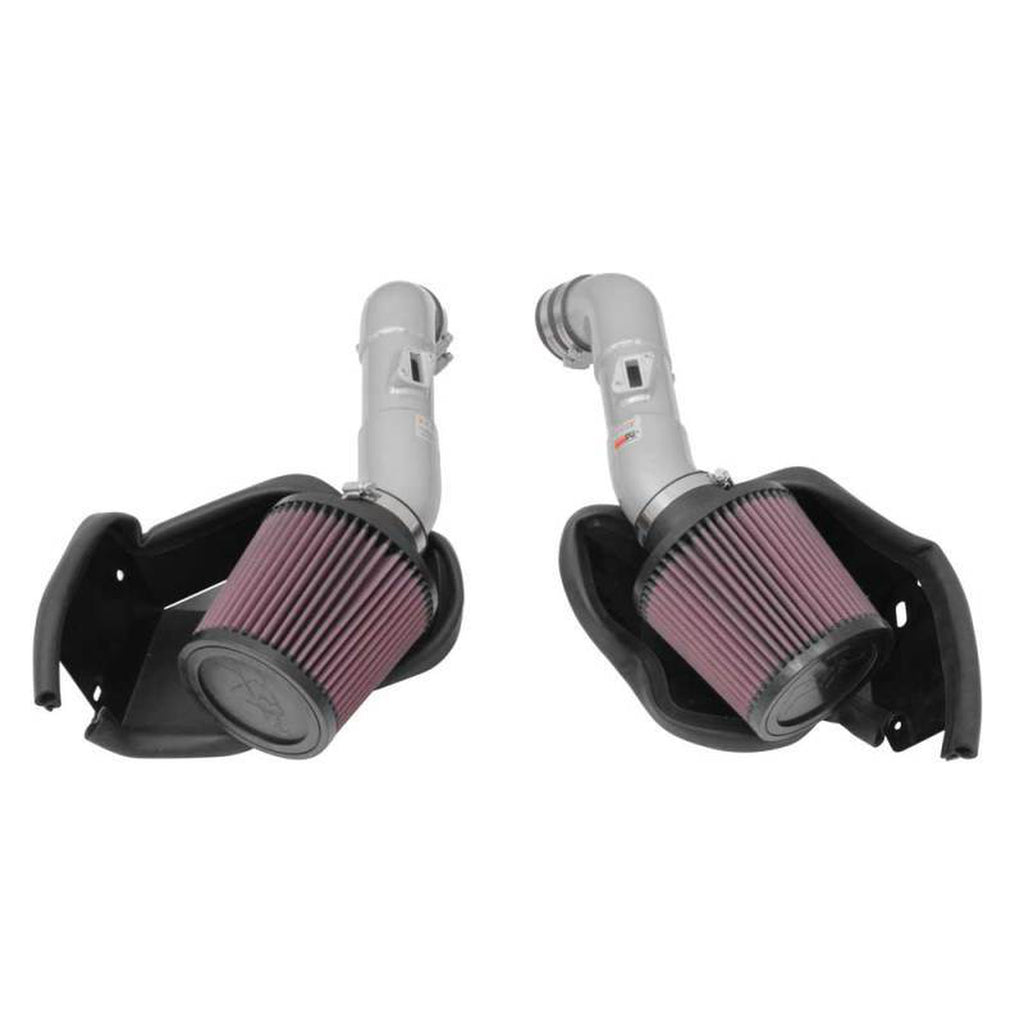 Q50 Intake K&N Dual Silver Typhoon Cold Air Intakes Infiniti Q50 3.7L V6 2014-201 ...