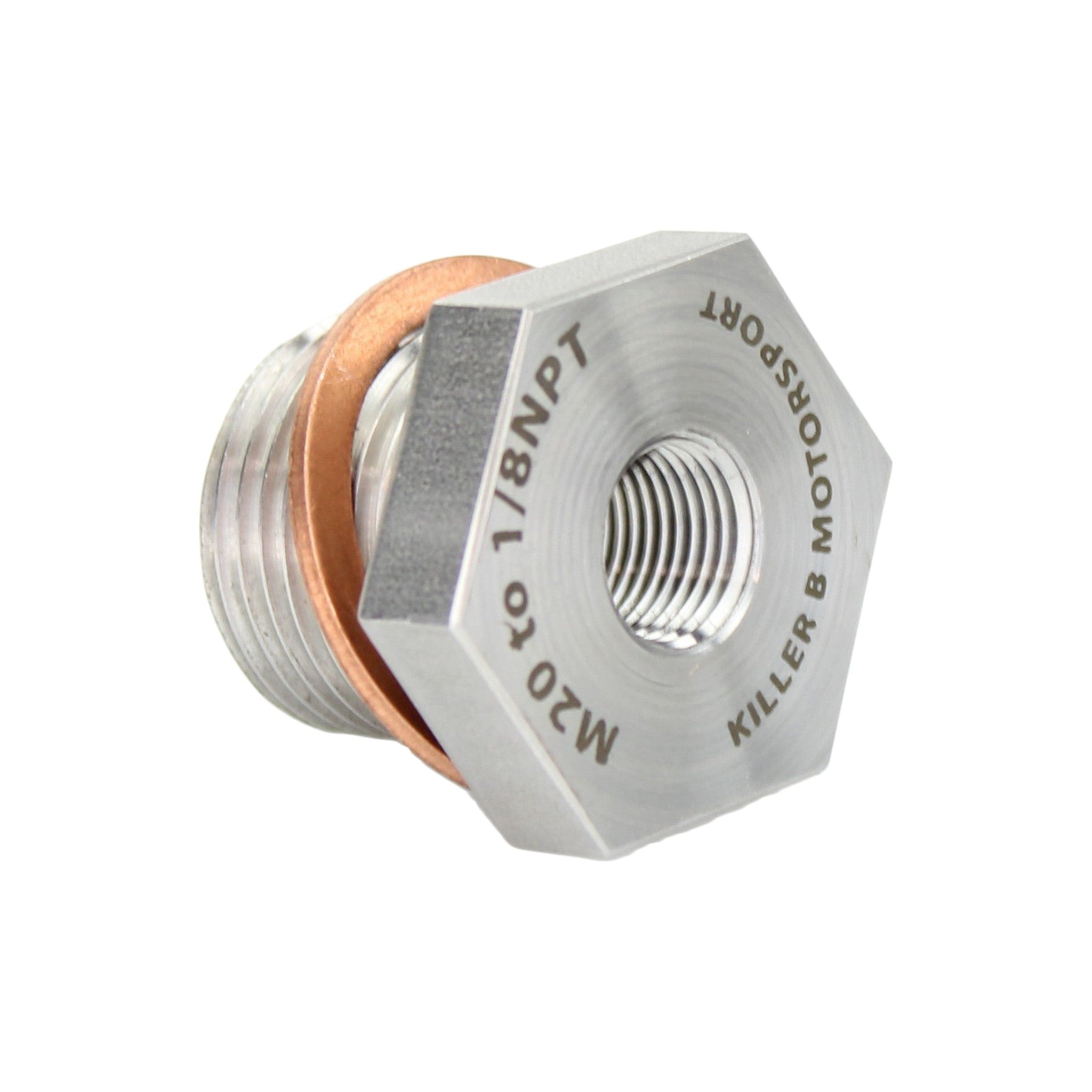 Killer B Oil Temperature Sensor Adapter OEM to 1/8NPT OEMNPT Import Image Racing