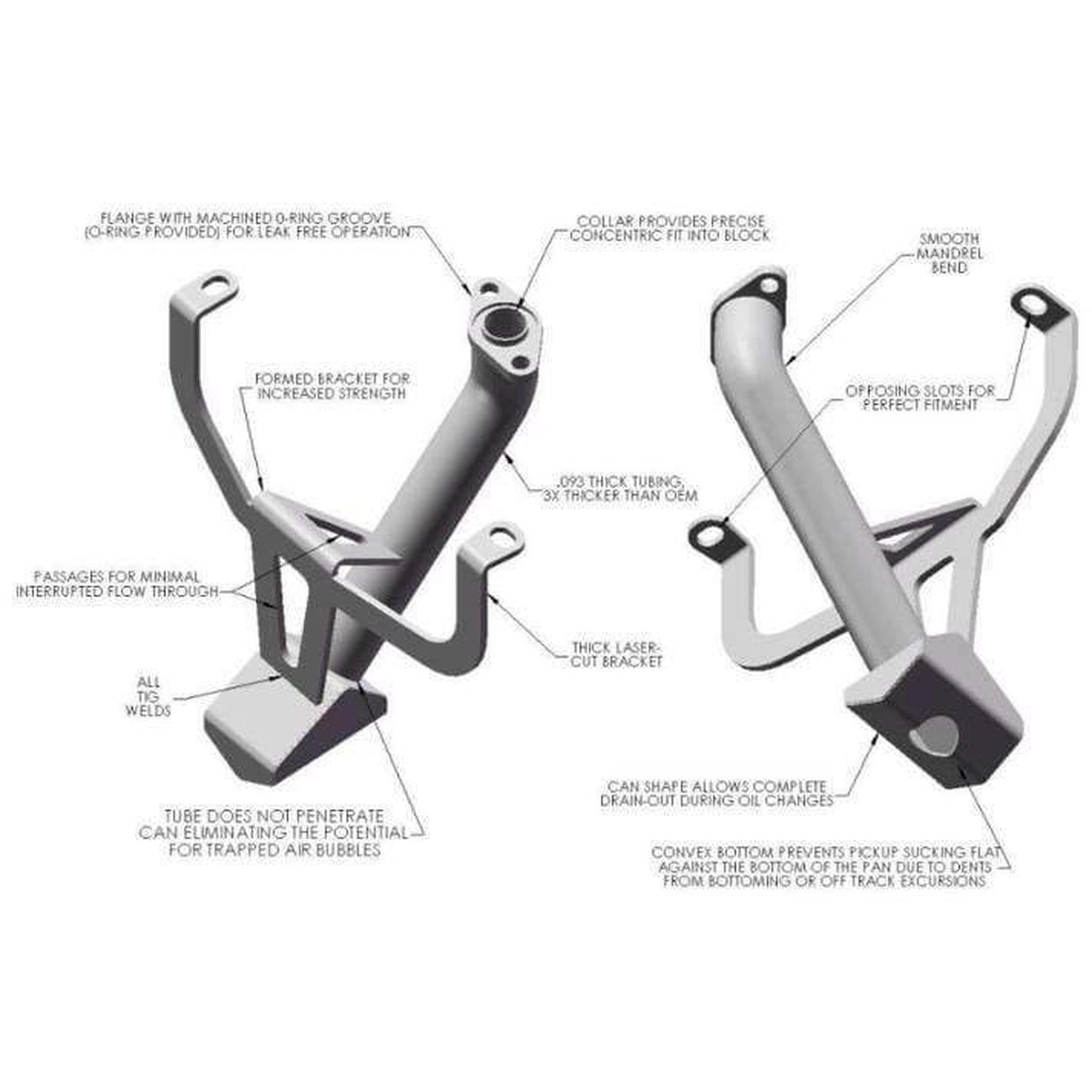 Killer B Ultimate Oil Pickup Subaru STI 04-21 / WRX 06-14 / Forester XT 06-13 / Outback XT 06-09 / Legacy GT 05-09 | 070-110