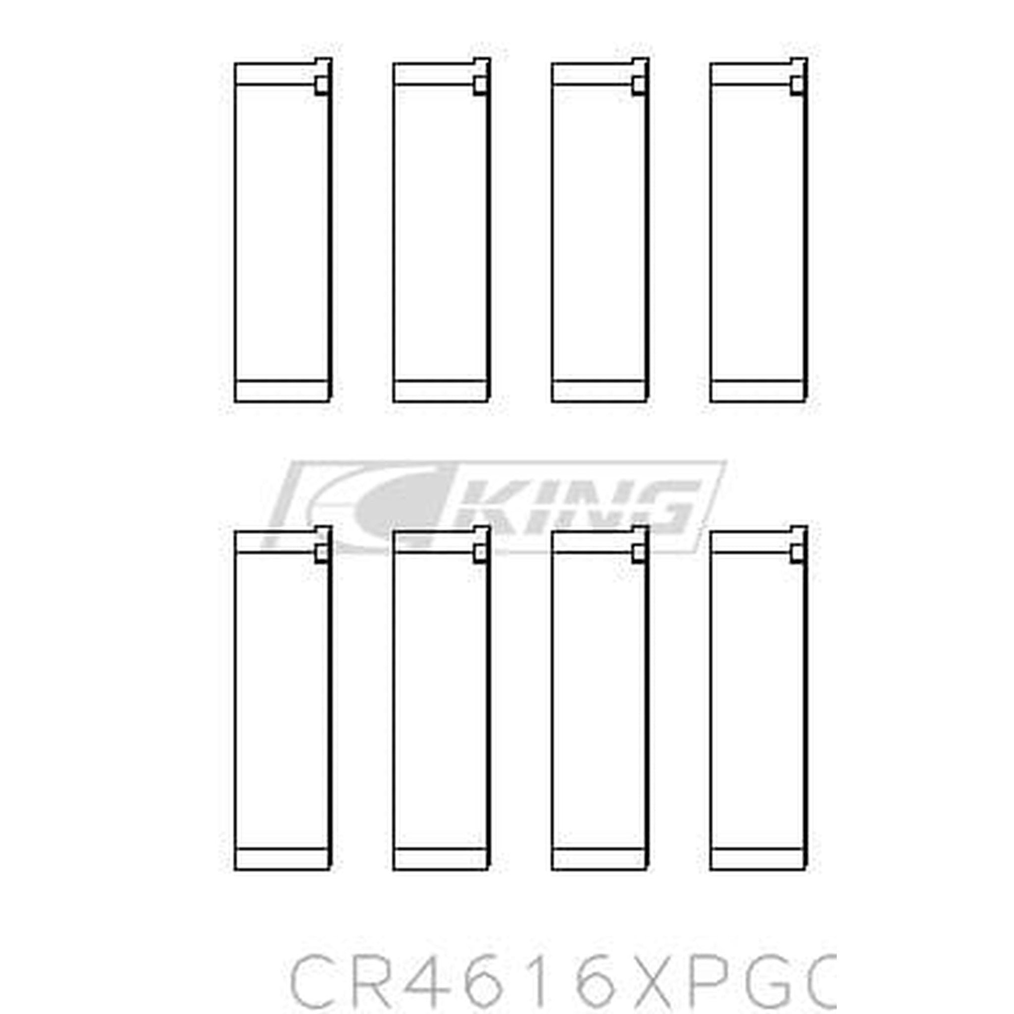 King Subaru FA20 (Size STD) pMaxKote Performance Rod Bearing Set | CR4616XPGC