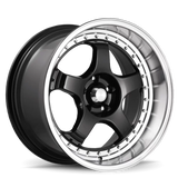 Konig SSM Gloss Black Wheel with Machined Lip 18x9 +42mm 5x100 73.1HB | SS89510425