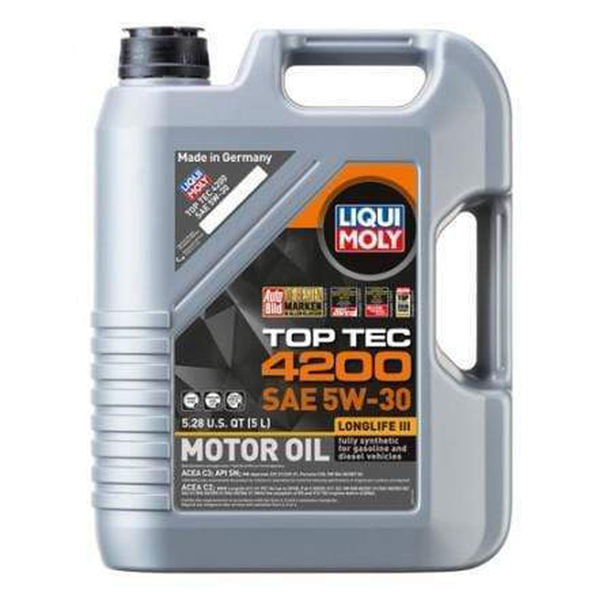 LIQUI MOLY 5L Top Tec 4200 SAE 5W-30 Longlife Motor Oil - 5 Liter | 2011