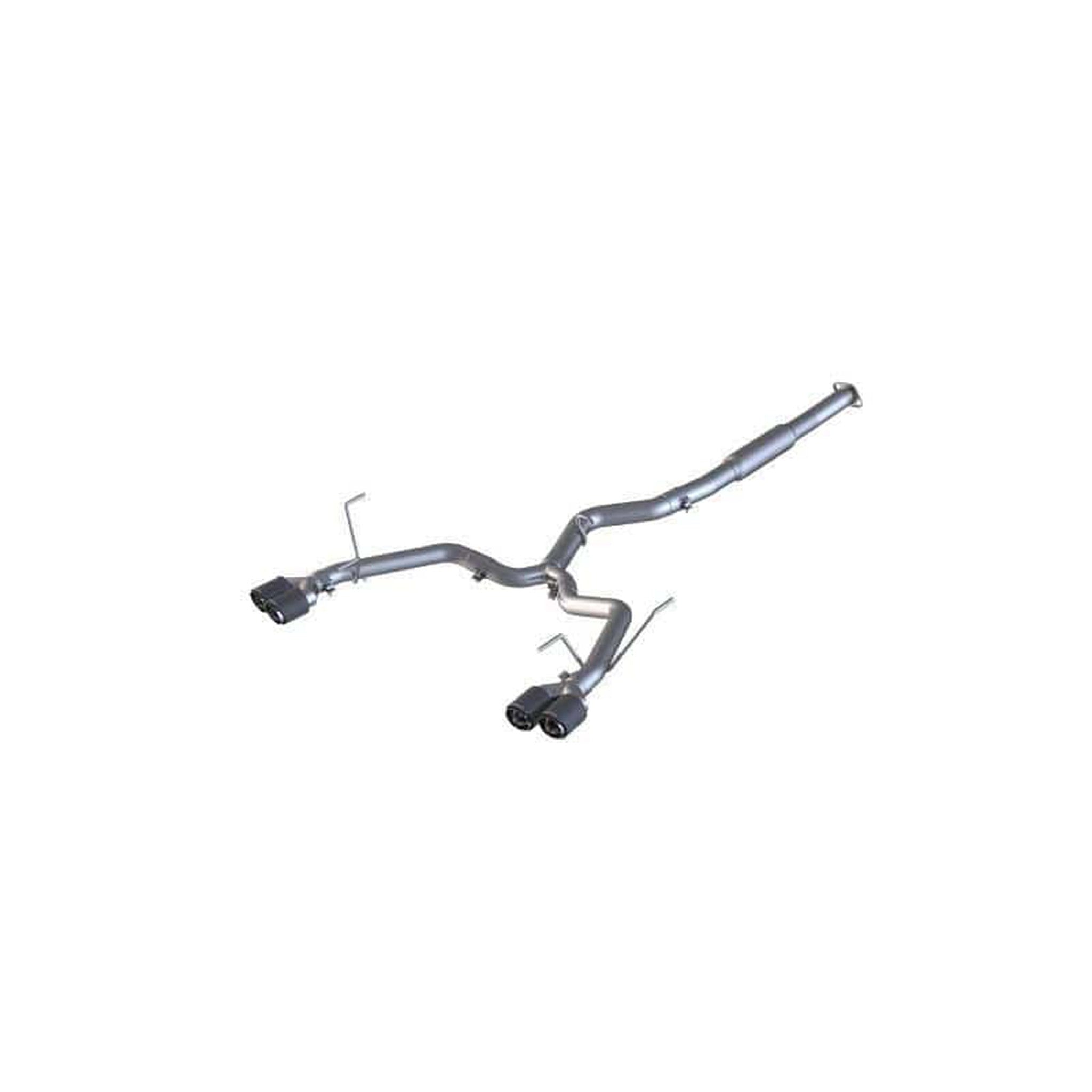MBRP Race Cat Back Exhaust 3in Dual Split Rear Exit w/ 3.5in CF Tips T304 Subaru WRX / STI 2015-2021