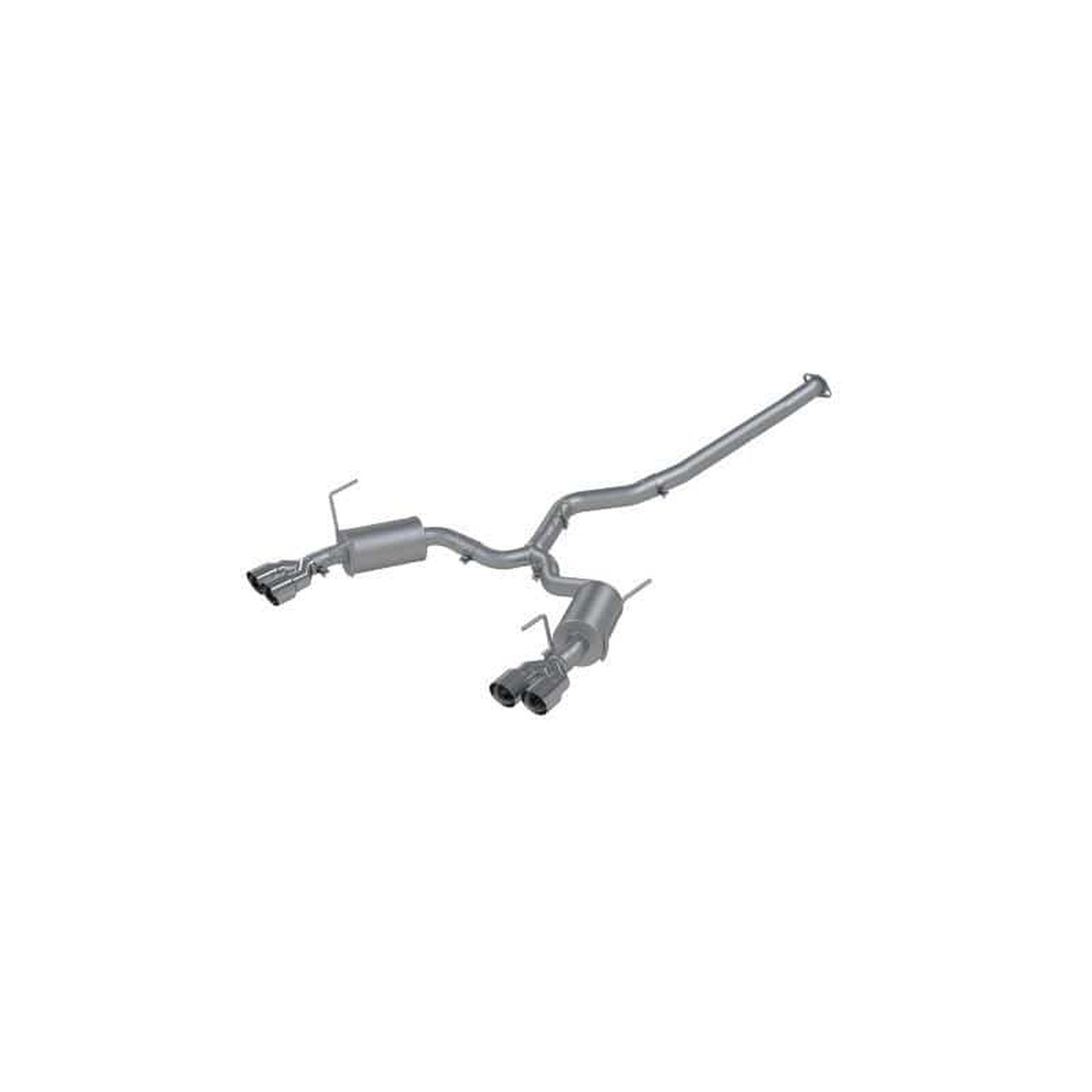 MBRP Street Cat Back Exhaust 3in Dual Split Rear Exit w/ 3.5" Tips T304 Subaru WRX / STI 2015-2021