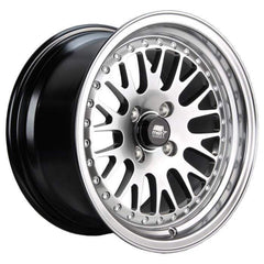 MST MT10 Wheel 15x8 25mm 4x100/4x114.3 73.1 Silver w/Machined Face