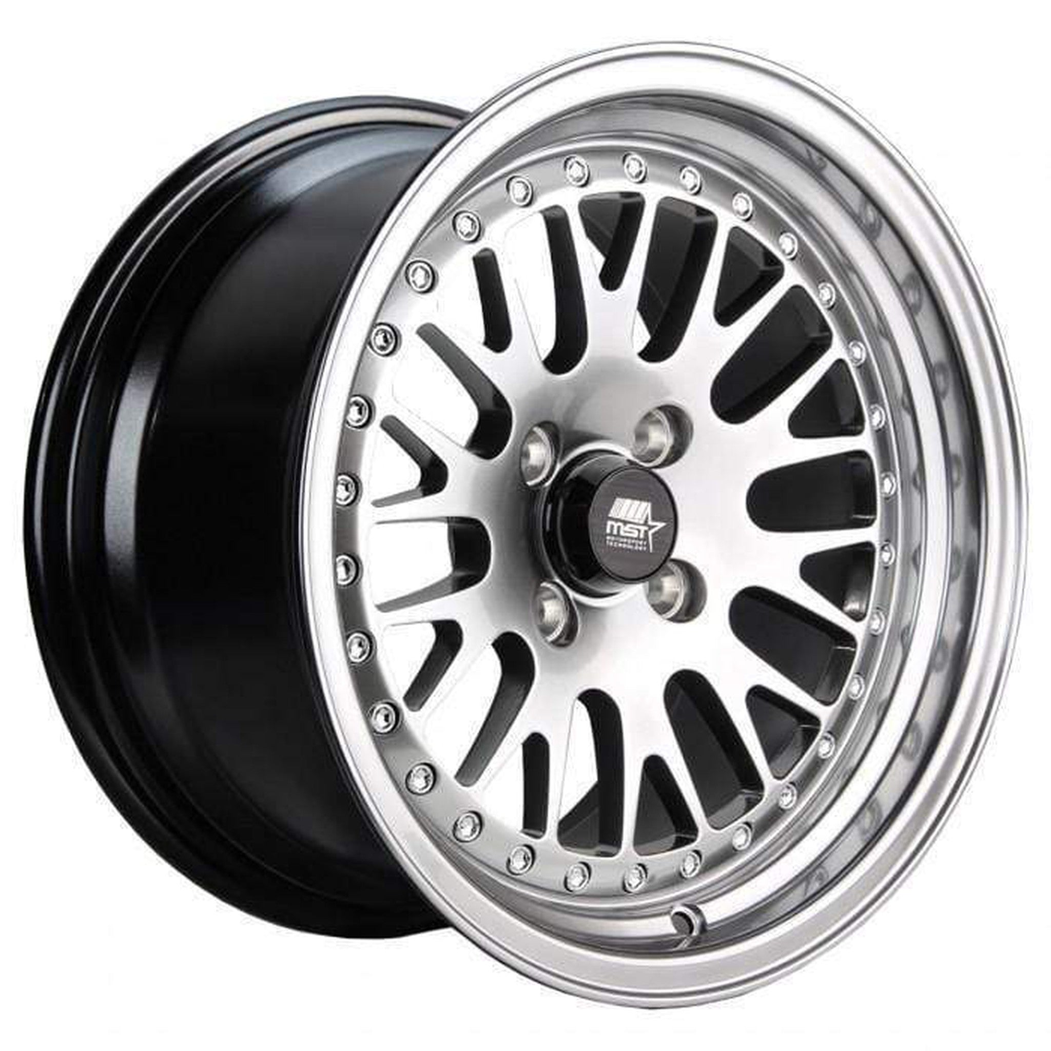 MST MT10 Wheel 16x8 20mm 4x100/4x114.3 73.1 Silver w/Machined Face
