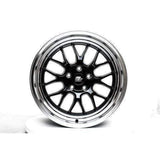 MST MT43 Black W/machine Lip Wheel 18x9.5 30mm 5x114.3 73.1 | 43-89565-30-BLKL