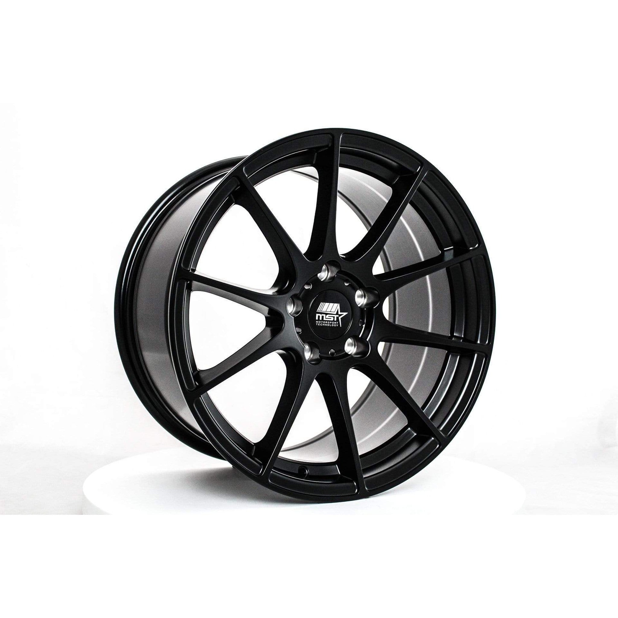 MST MT44 Matte Black Wheel 18x9.5 32mm 5x100 73.1