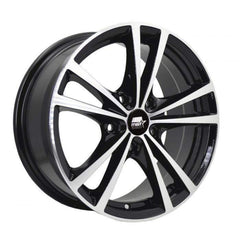 MST Saber Wheel 16x7 45mm 5x100 72.69 Glossy Black w/Machined Face