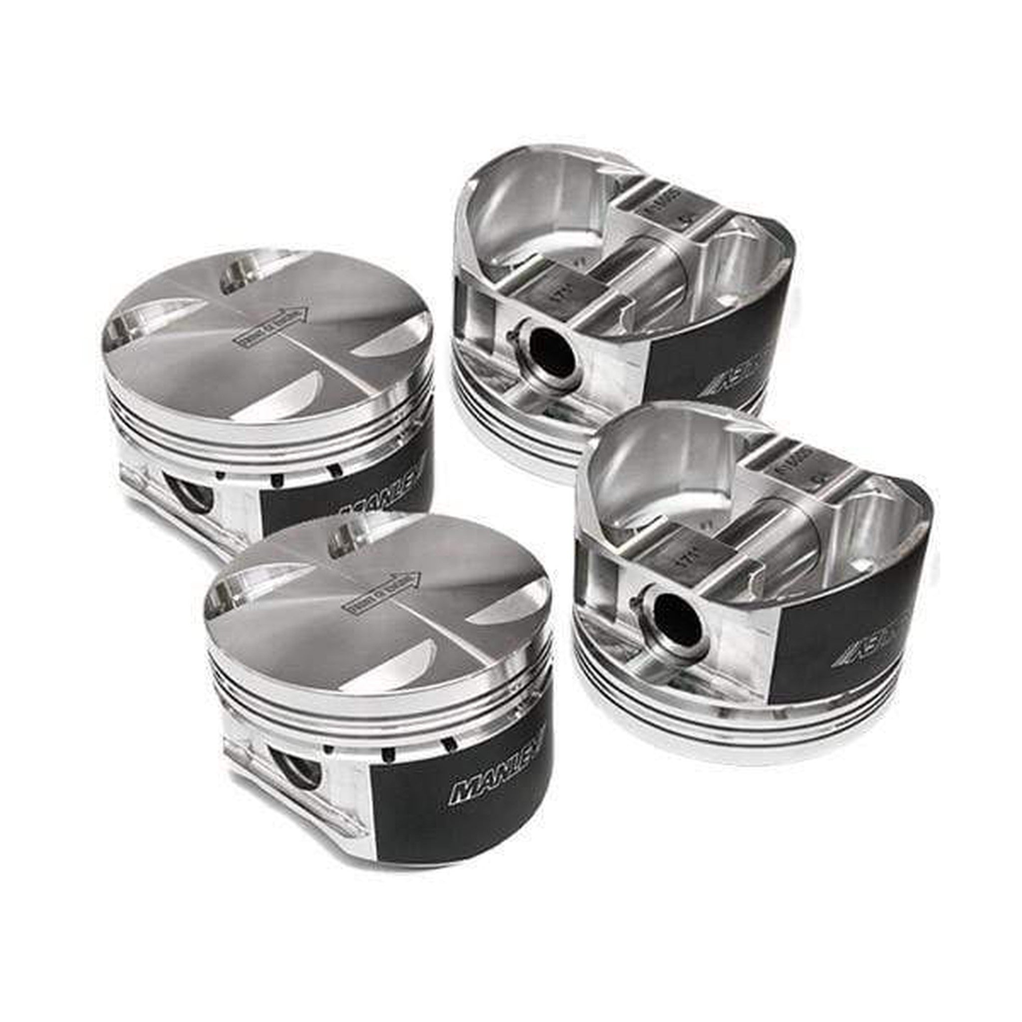 Manley Pistons 99.75mm Bore +.25mm Size 8.5:1 Dish Extreme Duty Subaru WRX / STI EJ257