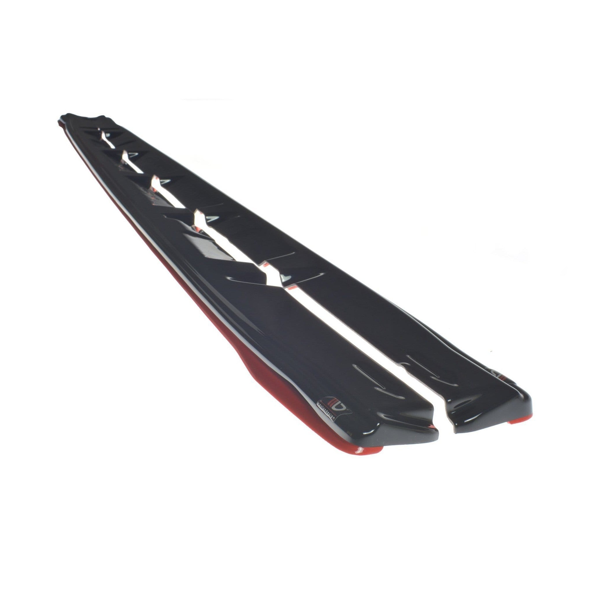 Maxton Design Side Skirts Gloss Black Redline Subaru WRX / STI 2015-2021