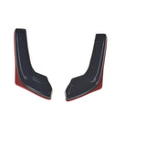 Maxton Designs Rear Side Lips Redline Gloss Black Subaru WRX / STI 2015-2021