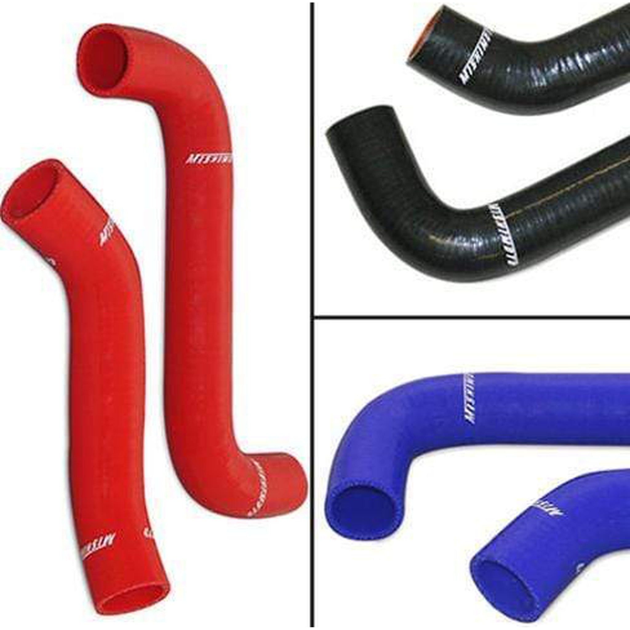 Mishimoto Black Silicone Radiator Hoses Subaru WRX / STI 2002-2007 | MMHOSE-WRX-01BK