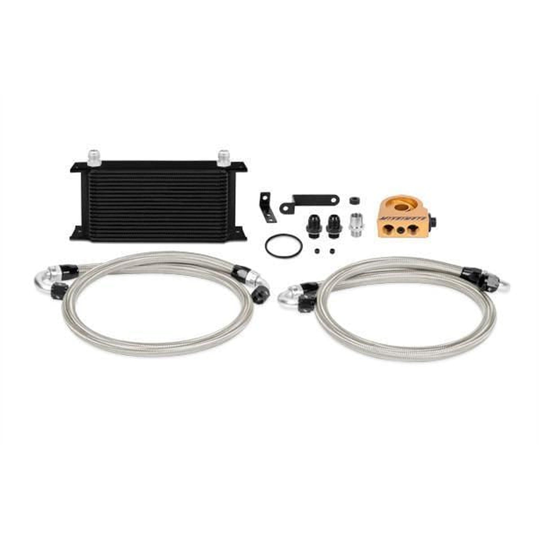 Mishimoto Black Thermostatic Oil Cooler Kit Subaru STI 2008-2014 | MMOC-STI-08TBK
