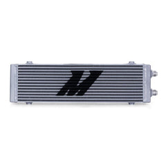 Mishimoto Large Bar and Plate Dual Pass Oil Cooler Silver | MMOC-DP-LSL
