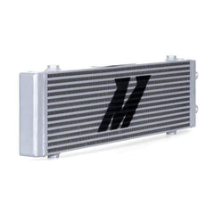 Mishimoto Large Bar and Plate Dual Pass Oil Cooler Silver | MMOC-DP-LSL