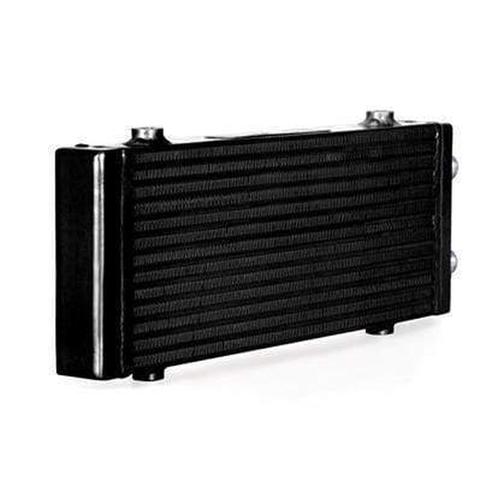 Mishimoto Medium Bar and Plate Dual Pass Oil Cooler Black | MMOC-DP-MBK