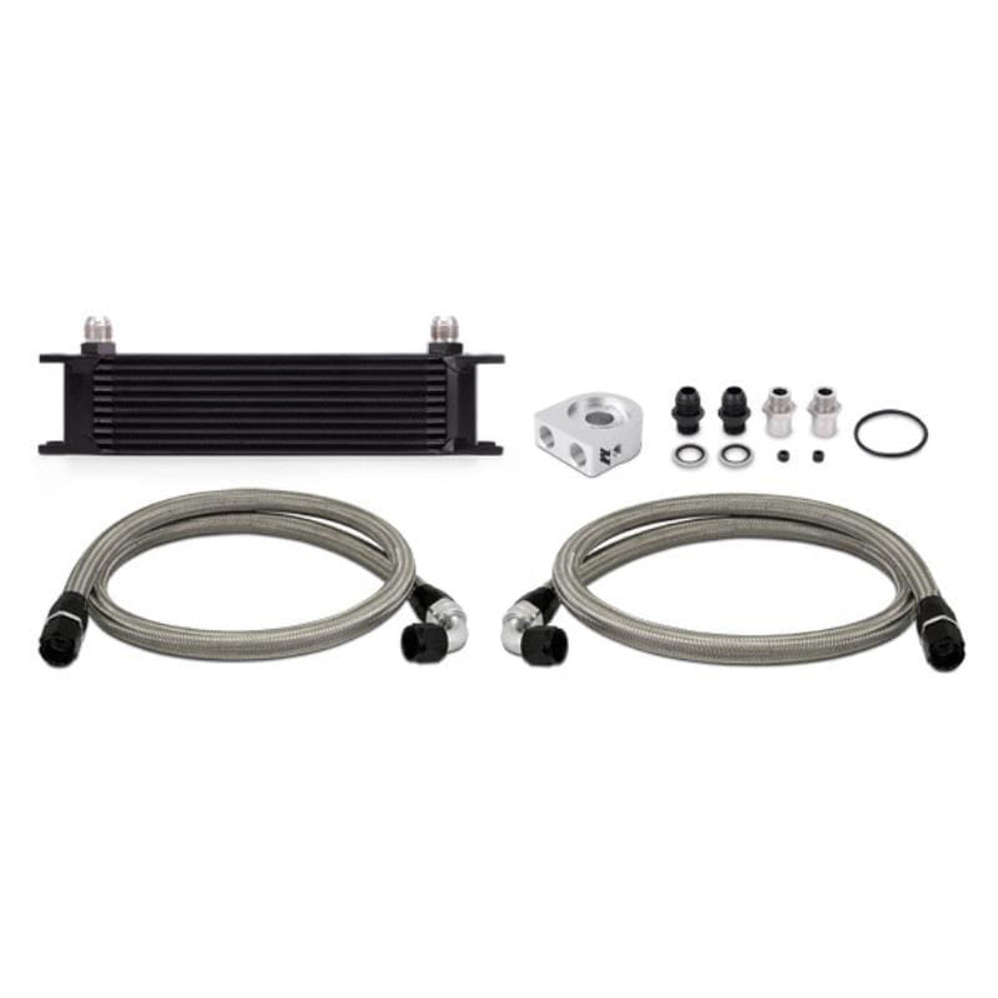 Mishimoto Oil Cooler 10 Row Black | MMOC-UBK