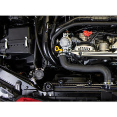 Mishimoto PVS Side Baffled Oil Catch Can Kit Black Subaru WRX 2015-2021 | MMBCC-WRX-15PBE