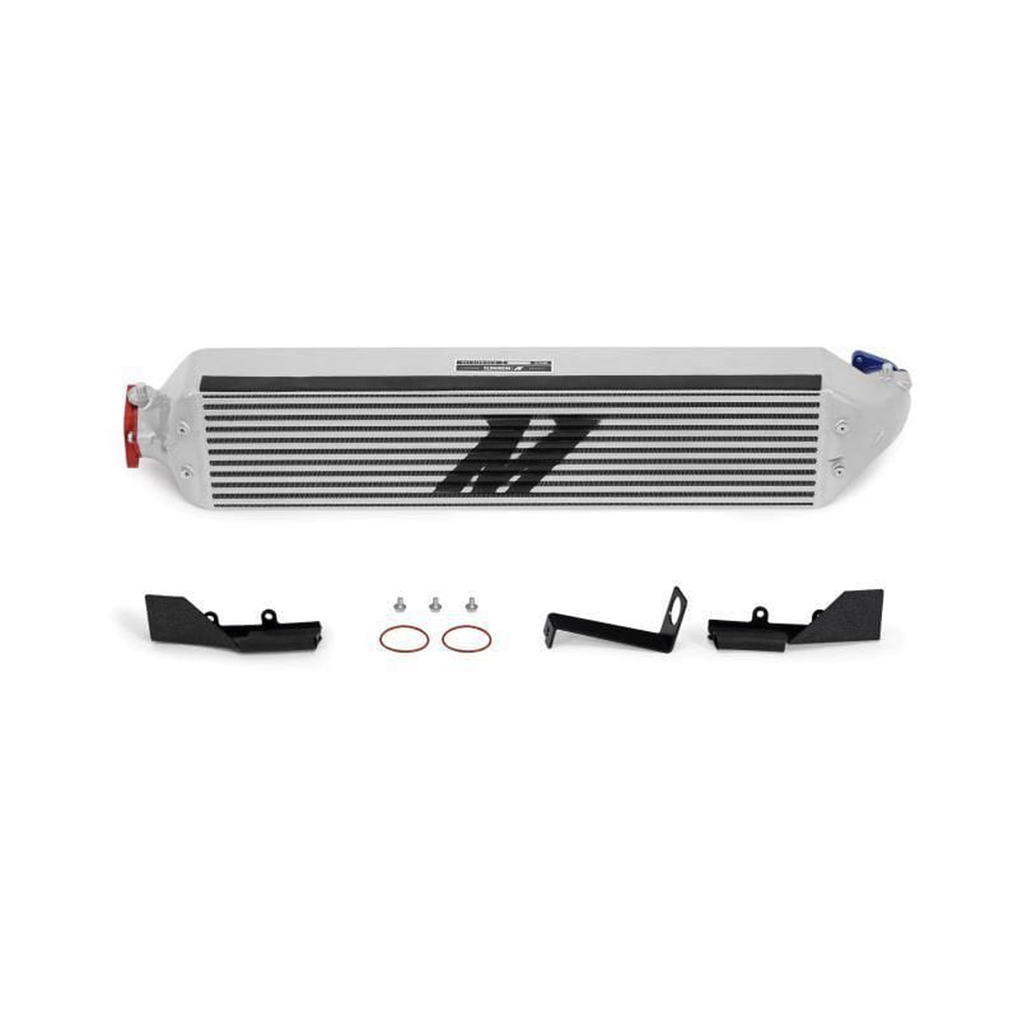 Mishimoto Silver Intercooler Kit w/Black Pipes Honda Civic 1.5T 2016+ / Civic Si 2017+