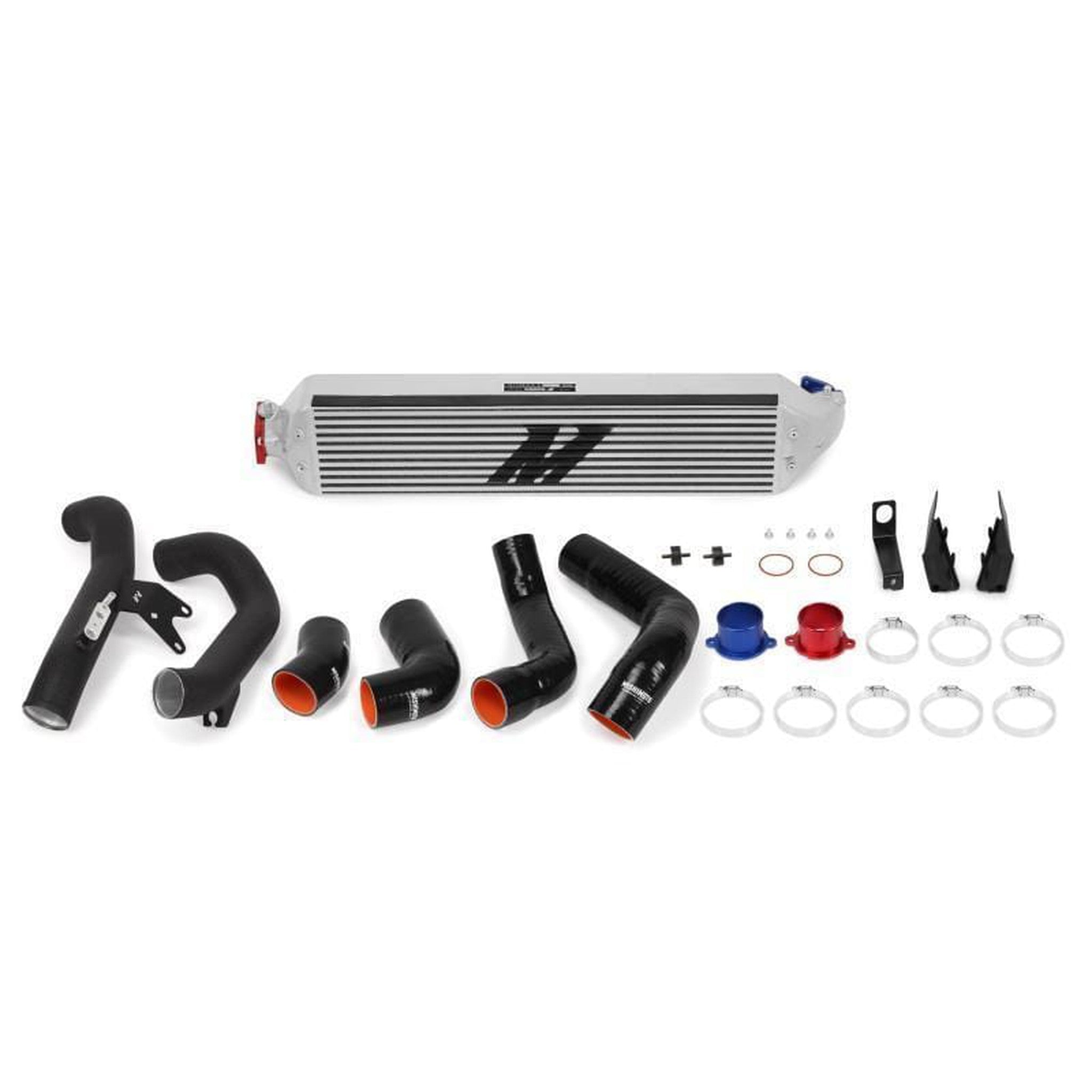 Mishimoto Silver Intercooler Kit w/Black Pipes Honda Civic 1.5T 2016+ / Civic Si 2017+