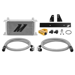 Mishimoto Silver Thermostatic Oil Cooler Nissan 370Z 2009-2020 / Infiniti G37 Coupe 2008-2015 | MMOC-370Z-09T
