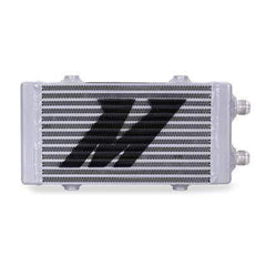 Mishimoto Small Bar and Plate Dual Pass Oil Cooler Silver | MMOC-DP-SSL