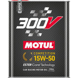 Motul 2L Synthetic-ester Racing Oil 300V Competition 15W50 | 110860