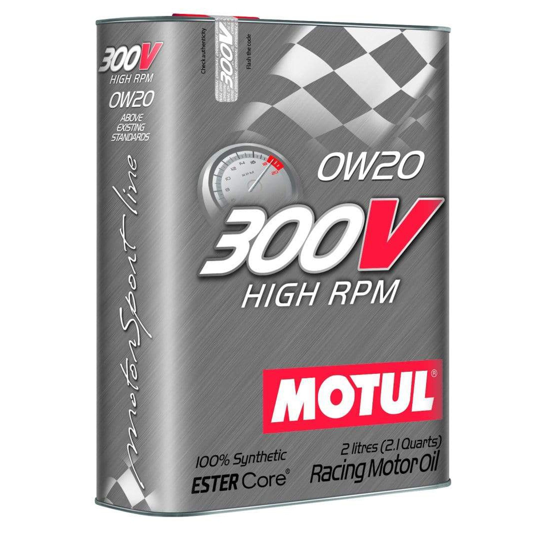 Motul 2L Synthetic-ester Racing Oil 300V HIGH RPM 0W20