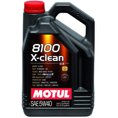 Motul 5L Synthetic Engine Oil 8100 5W40 X-CLEAN | 102051
