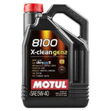 Motul 5L Synthetic Engine Oil 8100 X-CLEAN Gen 2 5W40 | 109762