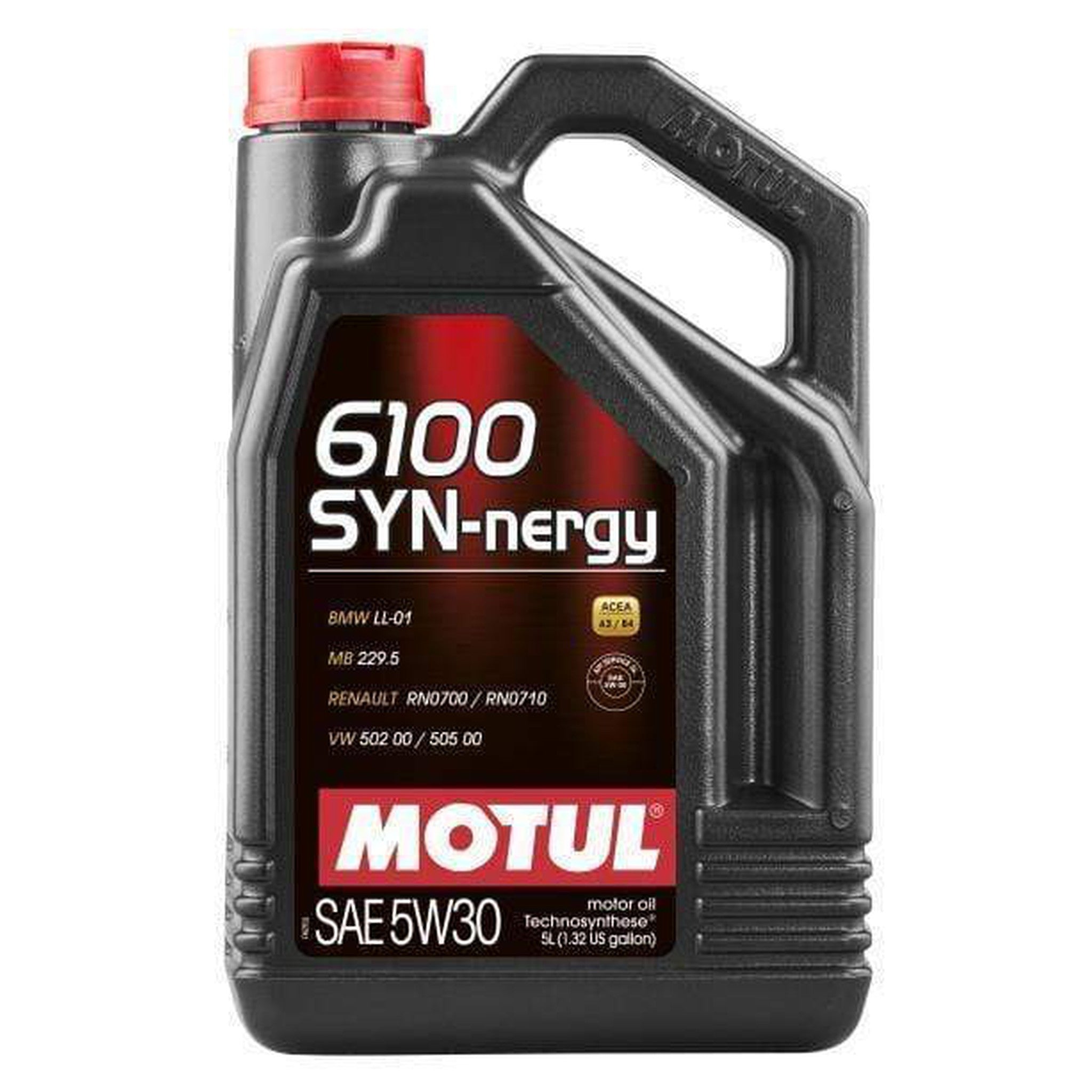 Motul 5L Technosynthese Engine Oil 6100 SYN-NERGY 5W30 - VW 502 00 505 00 - MB 229.5 | 107972