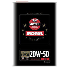 Motul Classic PERFORMANCE 20W-50 Engine Oil 5L