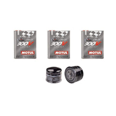Motul Synthetic-ester Racing Oil 300V POWER 5W40 Oil Change Kit Subaru WRX 2015-2021 / Forester XT 2014-2018