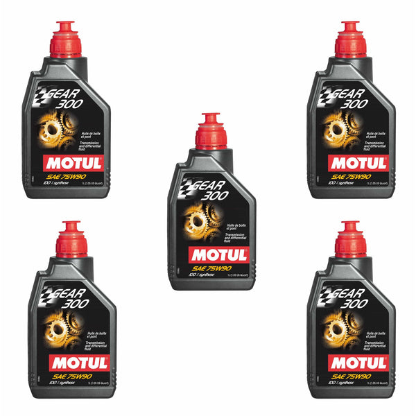 Motul 15-21 Subaru WRX Transmission and Differential Oil Kit GEAR 300 75W90 – Import Image Racing